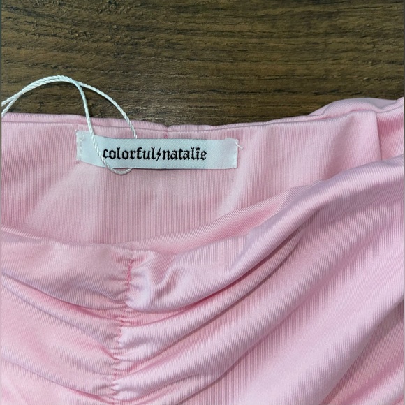 Light pink mini skirt - Picture 3 of 5